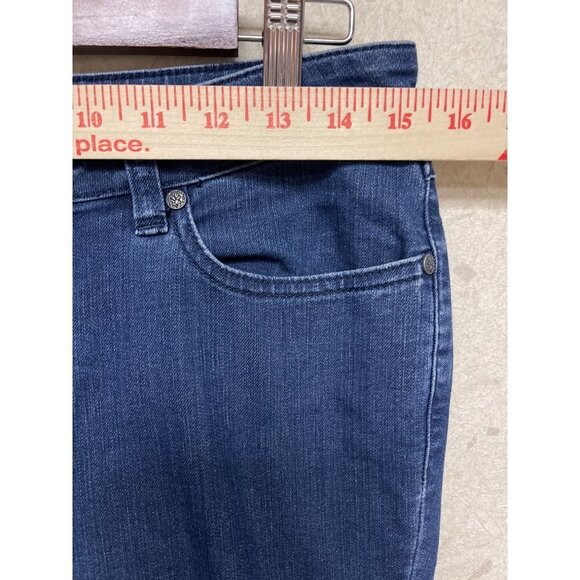 Prana Denim Blue Jeans Skinny Pants Women's Size 6 Short - Picture 4 of 8